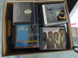 lot 35 image: Box of probably 100 CDs of misc genre