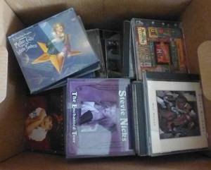lot 37 image: Box of about 40 CDs of misc genre