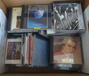 lot 38 image: Box of probably 40 Classical CDs