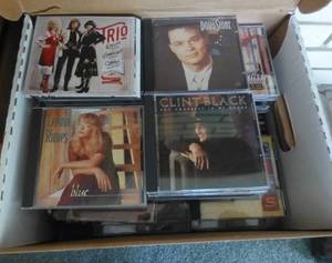 lot 41 image: Box of about 100 Country CDs