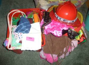lot 106 image: 2 piles of dress up clothes