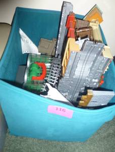 lot 116 image: Fold up Play train stations