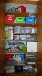 lot 125 image: Closet full of supplies