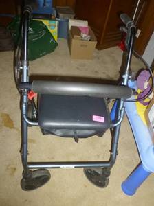 lot 130 image: Very good condition walker chair