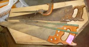 lot 191 image: hand saws