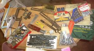 lot 192 image: group of tools and drill bits