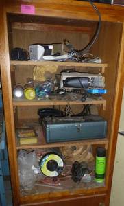 lot 206 image: Cabinet AND Contents