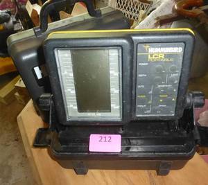 lot 212 image: Humminbird LCR with a transducer mount