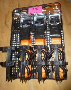 lot 220 image: Ratchet straps
