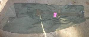 lot 260 image: heavy canvas military bag