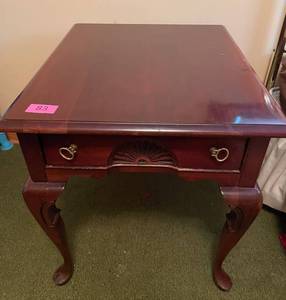 lot 83 image: Side table 27x22x24 by Pennsylvania House - picture not included