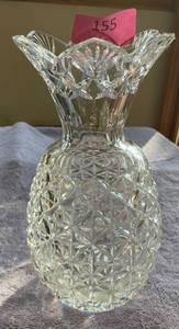 lot 155 image: Waterford Crystal Pineapple Vase - measures 10.5 inches tall