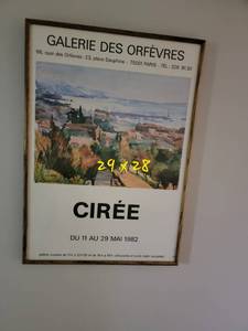 lot 85 image: Galerie Colette DuBois R. Seguin Framed Poster