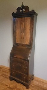 lot 65 image: Gorgeous Antique Solid Mahoghany Secretary - Colonial Manufacturing