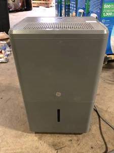 GE 50-Pints for Wet Rooms Up To 4500 sq. ft. Residential Dehumidifier with Bucket in Gray Wi-Fi Customer Returns See Pictures