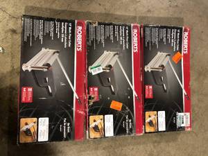 Lot of ROBERTS 13 in. Multi-Floor Cutter with 0 to 45 Degree Miter Guide and 28-12 in. Handle Customer Returns See Pictures