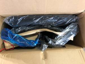 LACOO Office Black Mid Back Swivel Lumbar Support Desk, Computer Ergonomic Mesh Chair with Armrest Customer Returns See Pictures