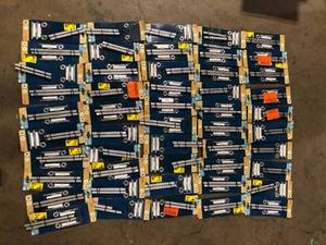 Lot of Assorted  Steel Shelf Bracket  Various Models and Conditions   Customer Returns See Pictures