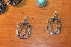 lot 102 image: Mixed Jewelry Lot with Turquoise Accents, Watch, and Trinket Dish