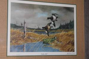 lot 116 image: Signed Print Northern Bills 3432000 Framed Artwork