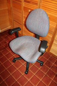 lot 132 image: Ergonomic Office Chair with Adjustable Armrests