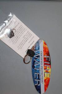 lot 133 image: Brinks Home Security Fire and Water Safe with Key Lock