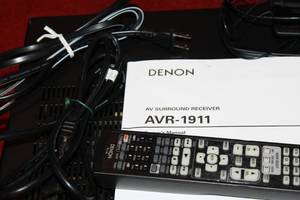 lot 194 image: Denon AVR-1911 AV Surround Receiver with Remote and Accessories