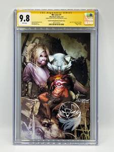 lot 3 image: CGC 9.8 Signature Series We Live #1 - Signed & Sketched by Dan Quinzana, 4th Printing