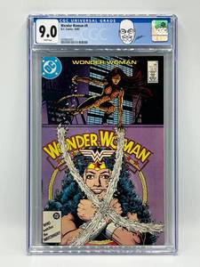 lot 9 image: CGC 9.0 Wonder Woman #9, DC Comics (1987) - First Appearance of Barbara Minerva as Cheetah