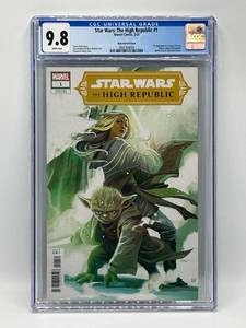 lot 11 image: CGC 9.8 Star Wars The High Republic #1, Marvel Comics (2021) - Yoda Variant Cover