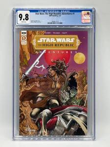 lot 12 image: CGC 9.8 Star Wars The High Republic Adventures #1, IDW Publishing (2021) - First Appearance of Lula Talisola