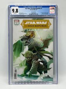 lot 24 image: CGC 9.8 Star Wars The High Republic #1, Marvel Comics (2021) - Yoda Variant Cover