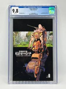lot 28 image: CGC 9.8 Tokyo Ghost #1, Image Comics (2015) - First Appearance of Led Dent and Debbie Decay