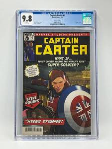 lot 31 image: CGC 9.8 Captain Carter #1, Marvel Comics (2022) - What If... Variant Edition