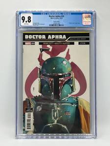 lot 32 image: CGC 9.8 Doctor Aphra #24, Marvel Comics (2018) - Galactic Icons Boba Fett Variant