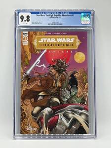 lot 35 image: CGC 9.8 Star Wars The High Republic Adventures #1, IDW Publishing (2021)