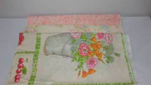 Floral Cotton Fabric. Approx. 10 yds.