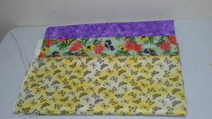 Butterflies Cotton Fabric. Approx. 10 yds.