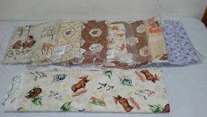 Outdoor Wildlife Cotton Fabric. Approx. 10 yds.