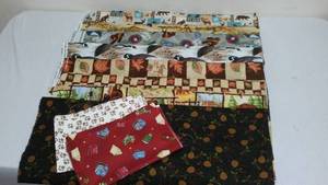 Outdoor Life Cotton Fabric. Approx. 10 yds.