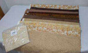 Browns Cotton Fabric. Approx. 10 yds.