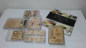 Friends, Lighthouses Lines And More Rubber Stamps.