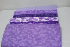 Purple Flannel Fabric. Approx. 10 Yds.