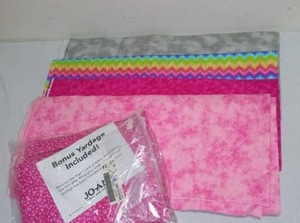 Pink Flannel Fabric. Approx. 10 Yds.
