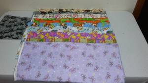 Animals Flannel Fabric. Approx. 10 yds.