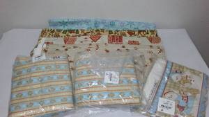 Gingerbread Flannel Fabric. Approx. 10 yds.