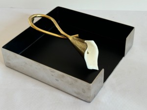 lot 92 image: Michael Aram Calla Lilly Cocktail Napkin Holder
