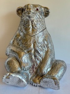lot 68 image: Rare Vintage 1988 Arthur Court Bear Wine Champagne Cooler Ice Bucket Tureen  Vintage Arthur Court Beverage Cooler