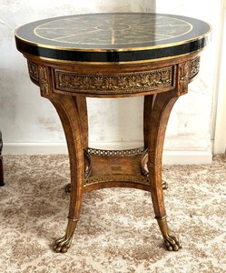 lot 47C image: Maitland Smith Neoclassical Side Table