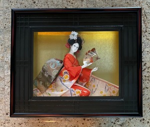 lot 199C image: Asian Shadowbox Style Art